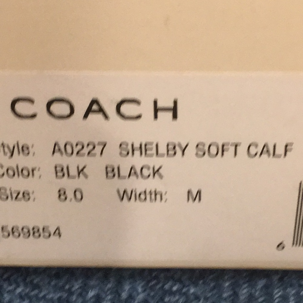 Coach Shelby open toes wedges - Picture 9 of 9